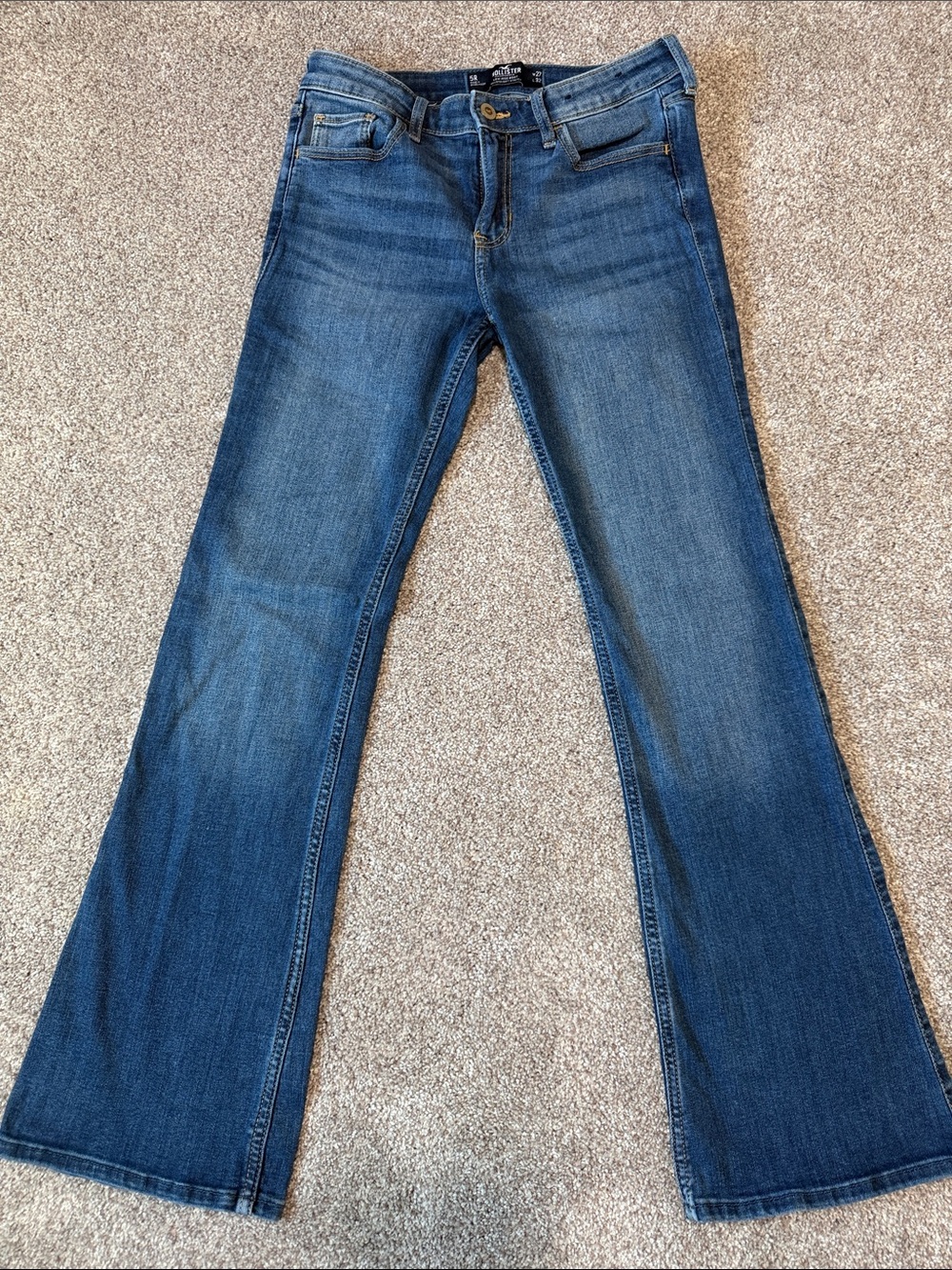 Hollister Low Rise Bookcut Jeans 5R-W27 L32